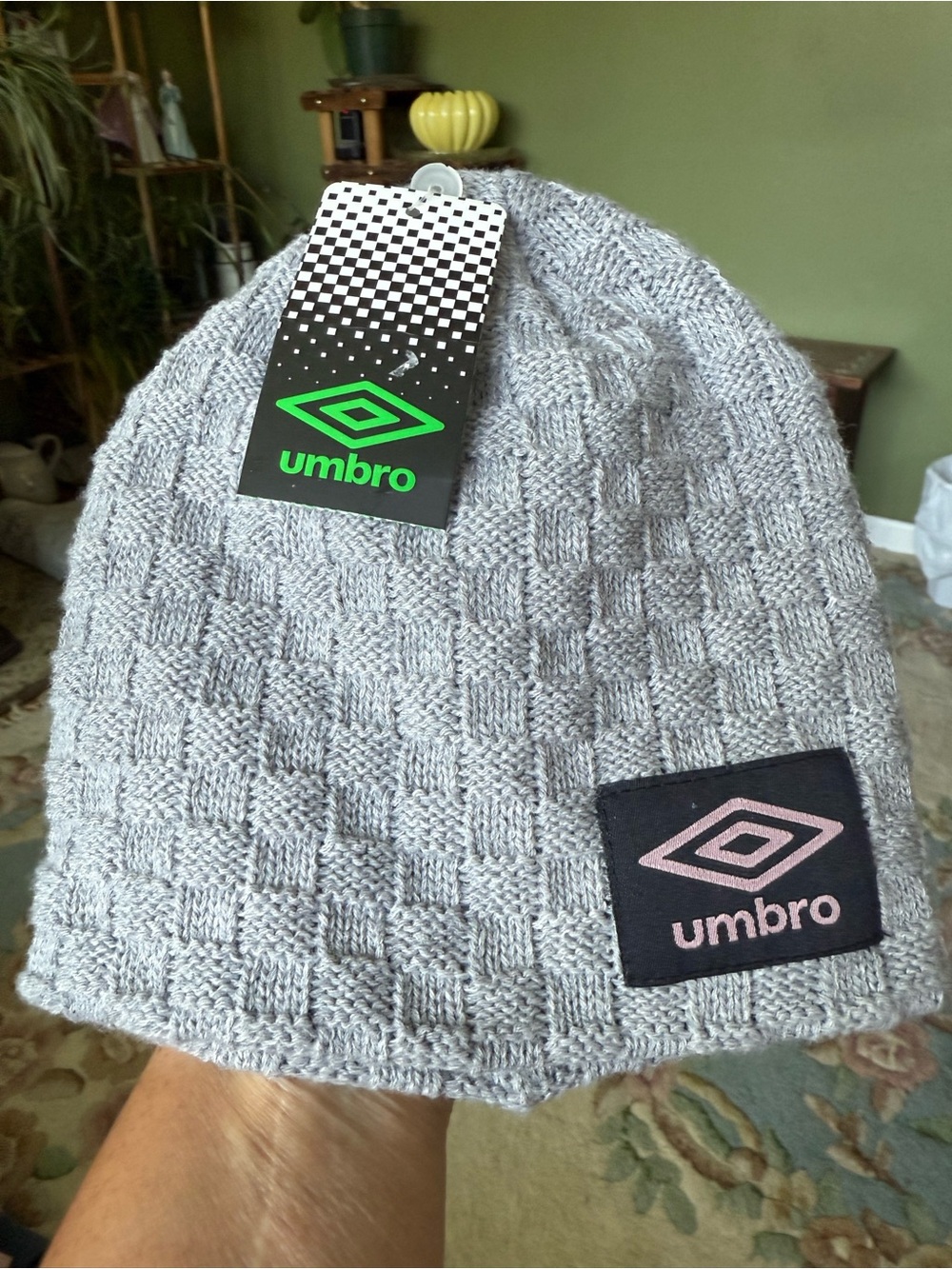 Umbro NWT Heritage Beanie "Heather" Gray One Size